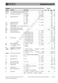 MCMA85PD1600TB Datasheet Page 2