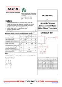 MCMNP517-TP Datasheet Cover