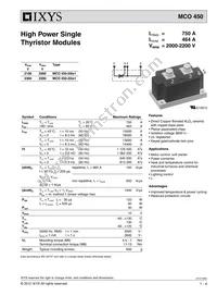 MCO450-22IO1 Datasheet Cover