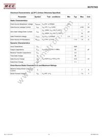 MCP07N65-BP Datasheet Page 2