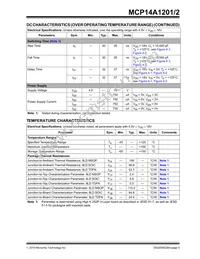 MCP14A1201-E/MS Datasheet Page 5