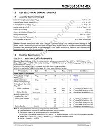 MCP33151-10T-E/MN Datasheet Page 3