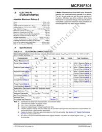 MCP39F501T-E/MQ Datasheet Page 3