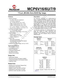 MCP6V17T-E/MNY Datasheet Cover