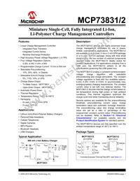 MCP73832T-4ADI/MC Datasheet Cover