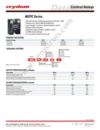 MCPC4890D Datasheet Cover