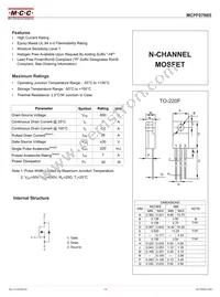 MCPF07N65-BP Datasheet Cover
