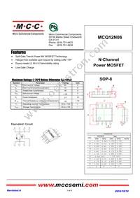 MCQ12N06-TP Datasheet Cover