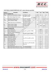 MCQ12N06-TP Datasheet Page 2