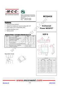 MCQ4438-TP Datasheet Cover