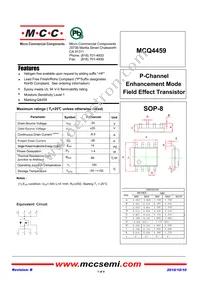 MCQ4459-TP Datasheet Cover