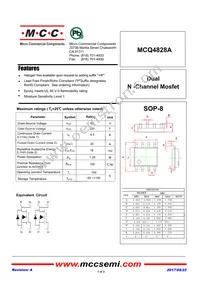 MCQ4828A-TP Datasheet Cover