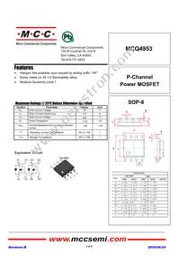 MCQ4953-TP Datasheet Cover