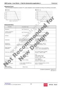 MCR03ERTFL2R00 Datasheet Page 3