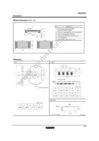 MCR03EZHF5601 Datasheet Page 3