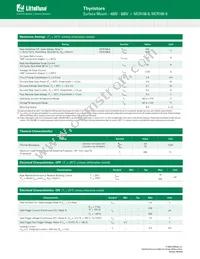 MCR106-8G Datasheet Page 2