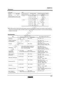 MCR10EZPF1430 Datasheet Page 2
