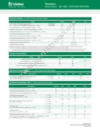 MCR12DSN-1G Datasheet Page 2
