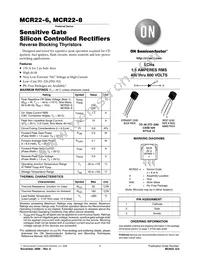 MCR22-6RLRPG Datasheet Cover