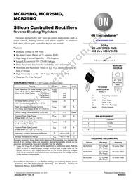 MCR25M Datasheet Cover