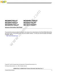 MCR705JP7CDWE Datasheet Page 3