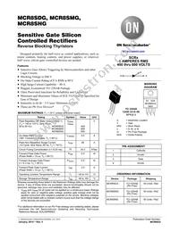 MCR8SD Datasheet Cover