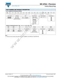 MCS0402UD8251BE100 Datasheet Page 3