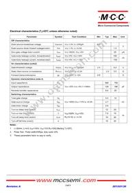 MCU04N60-TP Datasheet Page 2