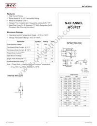 MCU07N65-TP Datasheet Cover