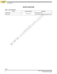 MCZ33730EKR2 Datasheet Page 2