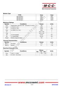 MD100A16D1-BP Datasheet Page 2