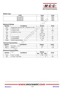 MD120K16D1-BP Datasheet Page 2