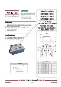 MD130S16M3-BP Datasheet Cover