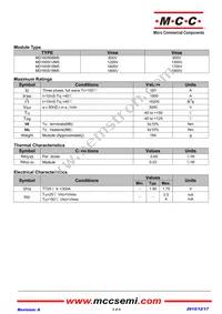 MD160S16M5-BP Datasheet Page 2