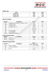 MD200C16D2-BP Datasheet Page 2