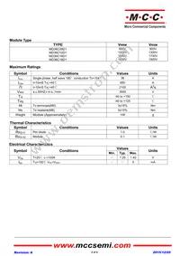 MD36C16D1-BP Datasheet Page 2