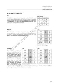 MD56V62160M-7TAZ0AX Datasheet Page 13