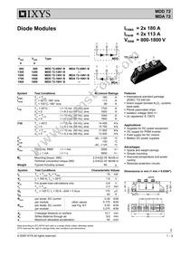 MDA72-14N1B Datasheet Cover
