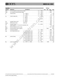 MDD142-12N1 Datasheet Page 2