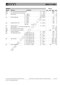 MDD175-28N1 Datasheet Page 2