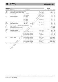 MDD200-14N1 Datasheet Page 2