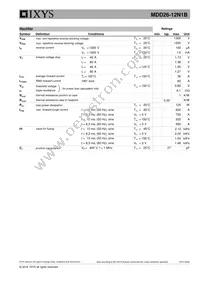 MDD26-12N1B Datasheet Page 2