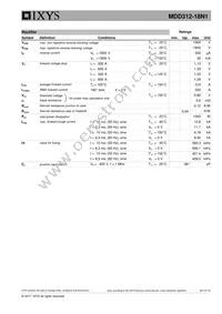 MDD312-18N1 Datasheet Page 2