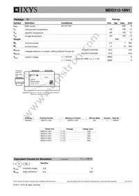 MDD312-18N1 Datasheet Page 3