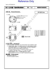 MDH10060C-330MA=P3 Datasheet Cover