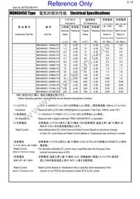 MDH6045C-101MA=P3 Datasheet Page 2