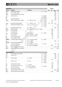 MDI145-12A3 Datasheet Page 3