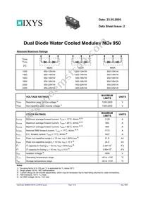MDK950-22N1W Datasheet Cover
