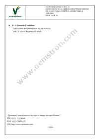 MDLS-20433-C-LV-G-LED01G Datasheet Page 14