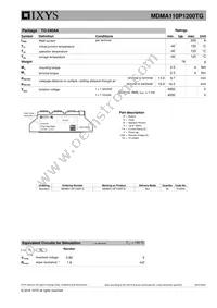 MDMA110P1200TG Datasheet Page 3